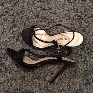 Caparros hight heels black/ bling size 9